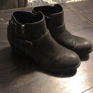 Black ankle boots